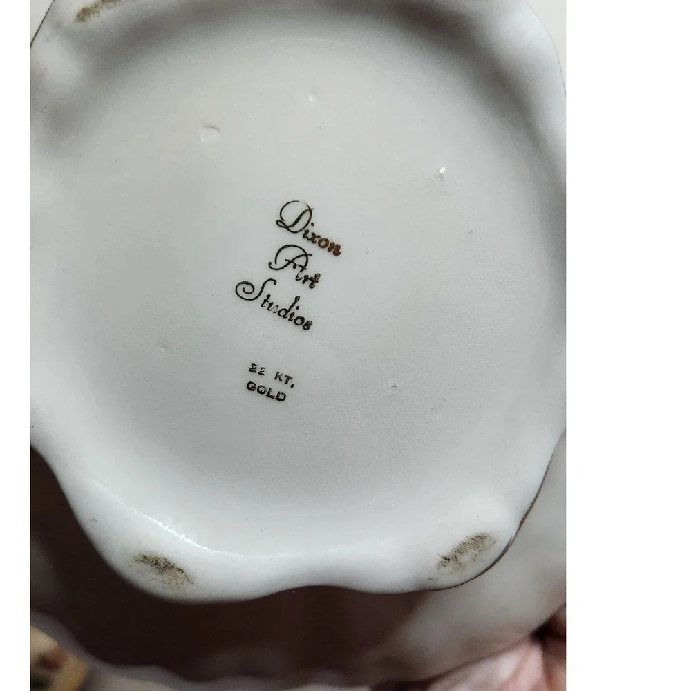 Dixon Art Studios 22 KT Gold Trimmed Teapot